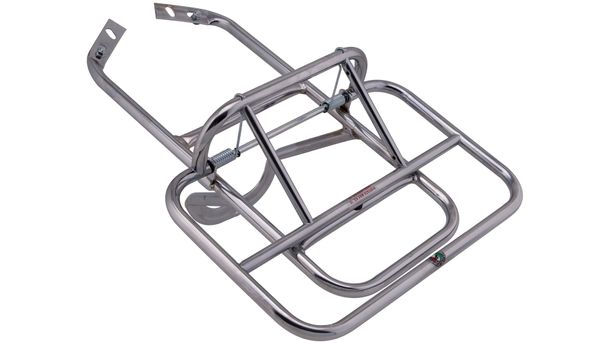 Portaequipajes trasero plegable Cuppini cromado para LML Star Automatica 125 - 200 ccm