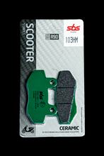 Pastillas de freno SBS 103HM Street Ceramic para Honda NSR, Cagiva Mito Aprilia Scarabeo Hyosung Boomer Sachs Madass SMV 7 Dorsoduro Beta Evo MuZ / MZ