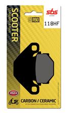 Plaquettes de frein SBS 118HF Street Ceramic pour Fantic Motor Leader Grinta Big Wheel 50 ccm