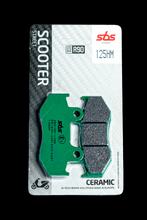 Pastillas de freno SBS 125HM Street Ceramic para BMW R 12 GS, Honda SH i SES Dylan Beta RR Enduro Supermoto PS 1 Daelim E-Five LC Motard CH Spacy PCX