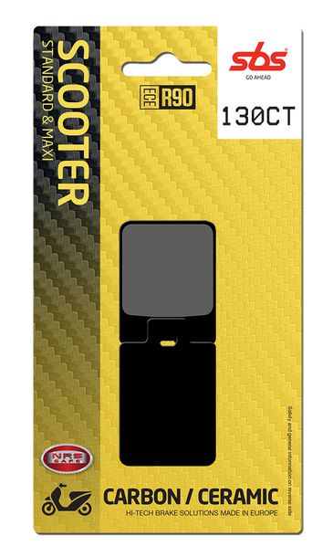 SBS 130CT Carbon Tech brake pads for Piaggio Typhoon Skipper Zip 2 Sfera Restyling X XR Free TPH NTT Storm SP H2O 50 - 125 ccm