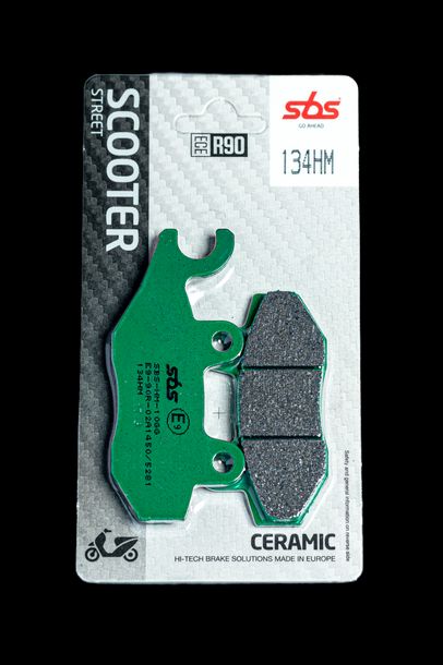 Remblokken SBS 134HM Street Ceramic voor Yamaha TZR R1, Suzuki UH G Burgman MBK X-Power Executive X-Limit SM Benelli Caffenero 50 - 200 ccm