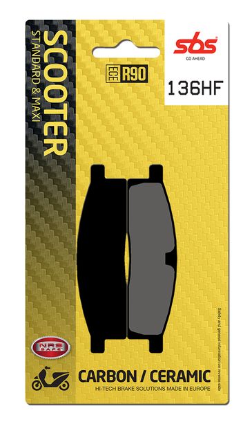 Pastiglie freno SBS 136HF Street Ceramic
