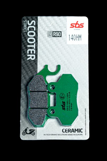 SBS 140HM Street Ceramic brake pads for SYM Jet Euro-X Red Devil Sport-X, Peugeot Tweet RS EVO Symply Fiddle II III Orbit SR PGO T-Rex Shark Mask 2 Fancy