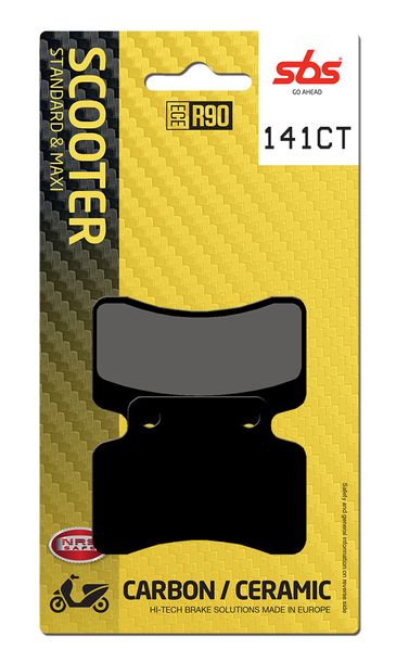 Bremsbeläge SBS 141CT Carbon Tech für Italjet Formula AC, CPI Aragon GP Sachs Speedforce Generic XOR Oliver Sport City Hussar R LC Popcorn Speedjet