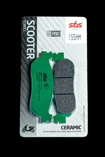 Plaquettes de frein en céramique SBS 155HM Street pour MBK Skyliner 250 ccm
