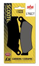 Pastilhas de Freio SBS 176CT Carbon Tech para BMW C1, Malaguti Madison 3 125 / 250 ccm