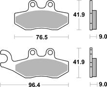 Pastilhas de Freio SBS 177HM Street Ceramic para Gilera Runner SP, Vespa GTS Super Sport i.e. 3V 4V Sprint Piaggio Typhoon XR VX Aprilia SR Motard AC Sportcity