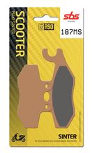 Pastilhas de Freio SBS 187MS Maxi Sinter para Piaggio X9 X8 Medley 4V Beverly MP3 Yourban X Evo X10 X7 125 - 500 ccm