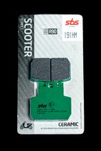 Pastilhas de Freio SBS 191HM Street Ceramic para Vespa GTV, Piaggio X8 MP3 125 / 200 ccm
