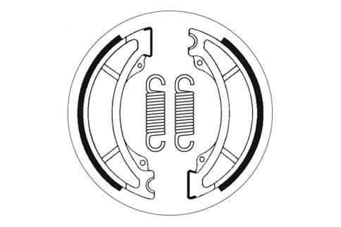 ganasce freno SBS 2036 130 mm x 22 mm per Yamaha TT YZ 125 - 600 ccm Anno 1982 - 1984
