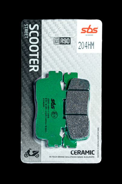 Plaquettes de frein SBS 204HM Street Ceramic pour Kymco Downtown i i Super Dink X-Town 125 - 300 ccm