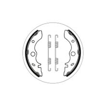 SBS 2054 brake shoes 160mm x 30mm for Kawasaki KLF Bayou A B C 4x4 300 ccm
