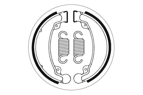 Zapatas de freno SBS 2069 130 mm x 30 mm para Honda CBR R, Daelim Tapo NS II E-Five VC Advance VT VS CM TLR CB 2 Vivo Delfino CMX Rebel T T1 T2 TZ 50