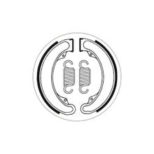 Zapatas de freno SBS 2070 160 mm x 25 mm