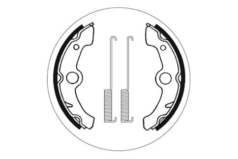 Brake shoes SBS 2178 160mm x 25mm