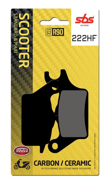 Pastiglie freno SBS 222HF Street Ceramic