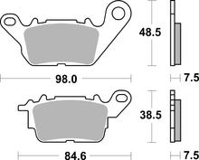 Brzdové destičky SBS 226HM Street Ceramic