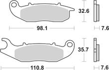 Pastillas de freno SBS 228HM Street Ceramic para Piaggio Medley 4V 125 / 150 ccm