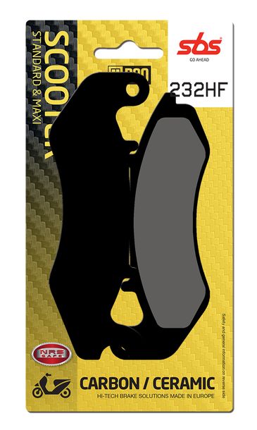 Pastiglie freno SBS 232HF Street Ceramic