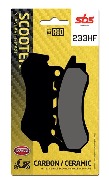 Pastiglie freno SBS 233HF Street Ceramic