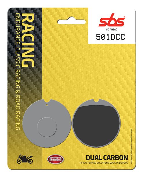 SBS 501DCC Road Racing Classic Dual Carbon Brake Pads