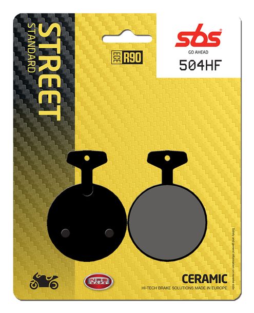 SBS 504HF Street Ceramic brake pads for Yamaha RD 250 - 650 ccm Year 1973 - 1979
