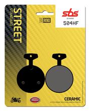 Pastilhas de Freio SBS 504HF Street Ceramic para Yamaha RD 250 - 650 ccm Ano. 1973 - 1979