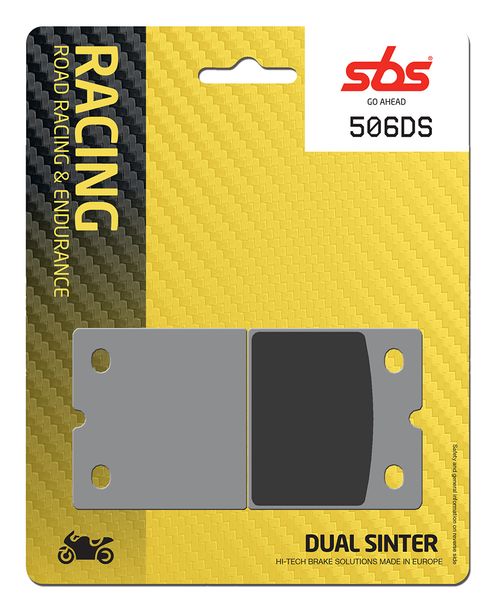 Plaquettes de frein SBS 506DS-1 Road Racing Endurance (Venomous Bite)