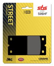 Pastilhas de Freio SBS 506HF Street Ceramic para BMW R 1 RS NineT Scrambler Pure Racer Urban K GT ABS 50 - 1200 ccm