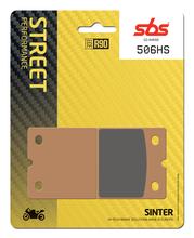 Remblokken SBS 506HS Street Sinter voor BMW R NineT Scrambler Pure Racer Urban, Aprilia SL 7 Shiver ABS GT 80 GS Beta RR Enduro Supermoto Ark AC LC