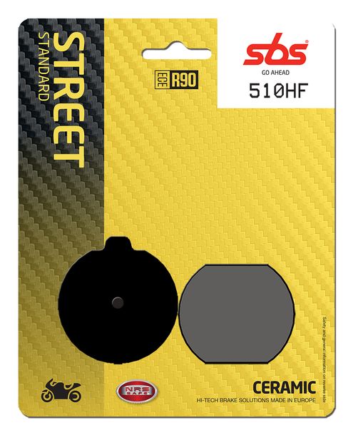 SBS 510HF Street Ceramic brake pads for Kawasaki Z A2 KH MACH I 250 - 1000 ccm Year 1973 - 1984