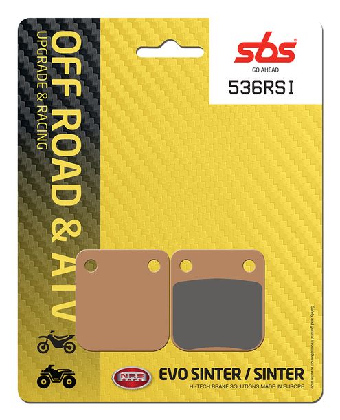 SBS 536RSI Offroad Racing Sinter Brake Pads for Suzuki LT-Z Quadsport, Yamaha YFM Wolverine Bruin Hunter Raptor Warrior ER Moto 4 FW Big Bear XG XH Arctic