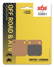 Pastilhas de Freio SBS 536SI Offroad Sinter para Suzuki LT-Z Quadsport, Yamaha YFM Wolverine Bruin Hunter Raptor Warrior ER Moto 4 FW Big Bear XG XH Arctic