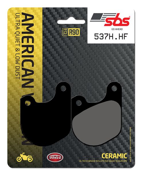 Pastiglie freno in ceramica ad alta potenza SBS 537H.HF Street per Ducati Scrambler Monster Dark Hypermotard SP, Harley Davidson Sportster Panigale Sport Anno 1974 - 2019