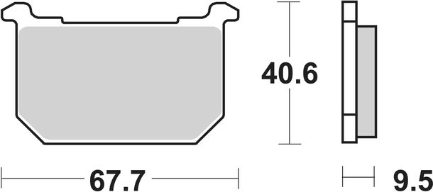 Pastillas de freno SBS 540LF Street Ceramic