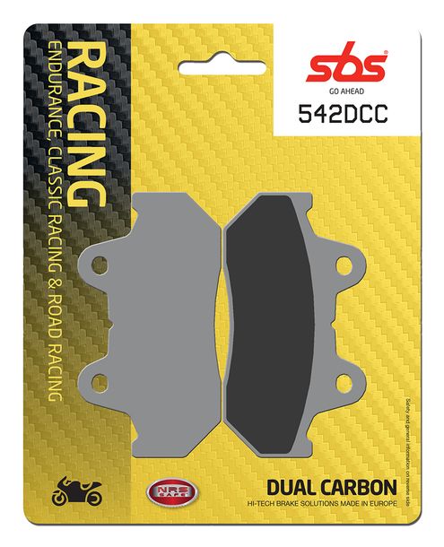 Bremsbeläge SBS 542DCC Road Racing Classic Dual Carbon