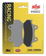 Pastillas de freno de doble carbono SBS 542DCC Road Racing Classic