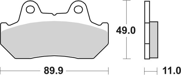 Pastillas de freno SBS 542LF Street Ceramic