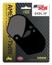 Bremsbeläge SBS 543H.HF Street High Power Ceramic für Ducati Scrambler Monster Dark Hypermotard SP, Harley Davidson Sportster Electra Glide Roadster Bj. 1978 - 2019