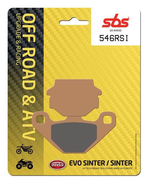 Bremsbeläge SBS 546RSI Offroad Racing Sinter für Aprilia SR R LC RX, Derbi DXR 2 Polaris Phoenix Kawasaki KLF Bayou A B C 4x4 KX 0 Bombardier - Can-am