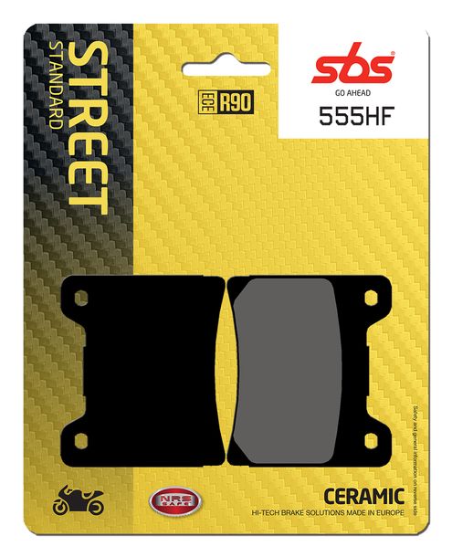 Bremsbeläge SBS 555HF Street Ceramic für Yamaha XJ S Diversion XJR BT Bull Dog TDM XVS Drag Star A Classic 125 - 1300 ccm Bj. 1983 - 2006