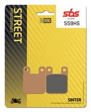 Pastilhas de Freio SBS 559HS Street Sinter para Beta RR Enduro Supermoto, CPI Derbi Senda SM X-Treme Rieju MRX R DRD Racing Supercross X-Race RRX Gilera RCR