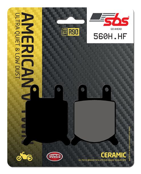 Plaquettes de frein en céramique SBS 560H.HF Street High Power pour Cagiva Alazzurra 650 ccm Année 1984 - 1991