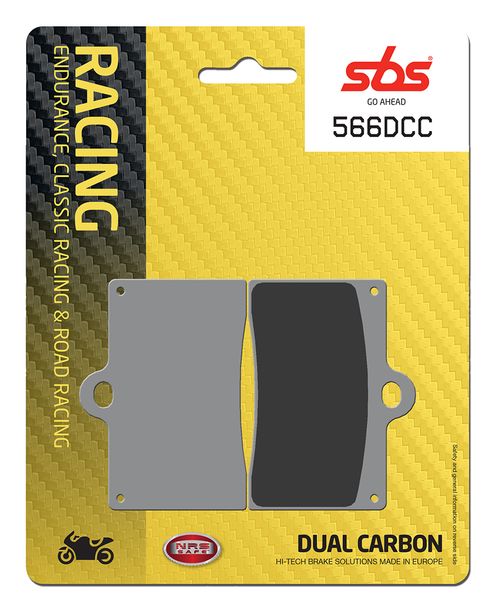 Pastiglie freno SBS 566DCC Road Racing Classic a doppio carbonio