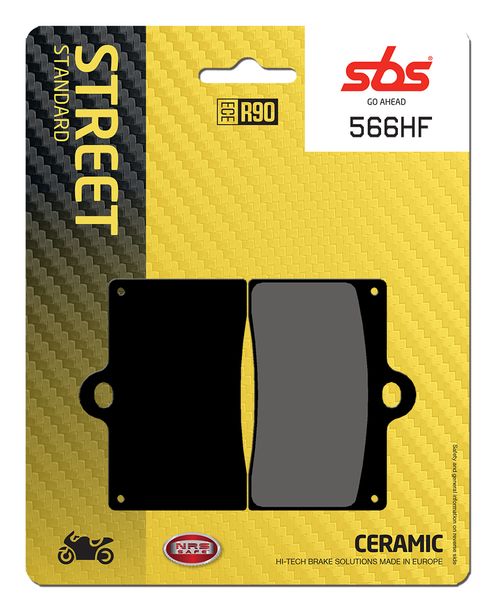 Bremsbeläge SBS 566HF Street Ceramic für BMW R GS Adventure F ESA, Aprilia SR Street LC NineT Scrambler Pure Racer Urban Derbi Boulevard RS4 Daelim
