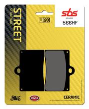 Pastilhas de Freio SBS 566HF Street Ceramic para BMW R GS Adventure F ESA, Aprilia SR Street LC NineT Scrambler Pure Racer Urban Derbi Boulevard RS4 Daelim