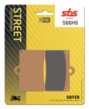 Pastilhas de Freio SBS 566HS Street Sinter para BMW R GS Adventure F ESA NineT Scrambler Pure Racer Urban, Derbi Boulevard Daelim S3 Fi Ducati S Cagiva Raptor