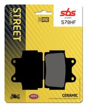 Pastilhas de Freio SBS 570HF Street Ceramic para Yamaha FZS Fazer S XJ Diversion 80 - 750 ccm Ano. 1984 - 2008