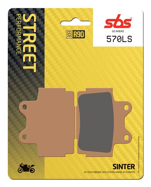 SBS 570LS Street Sinter brake pads for Yamaha FZS Fazer S XJ Diversion 125 - 750 ccm Year 1984 - 2008